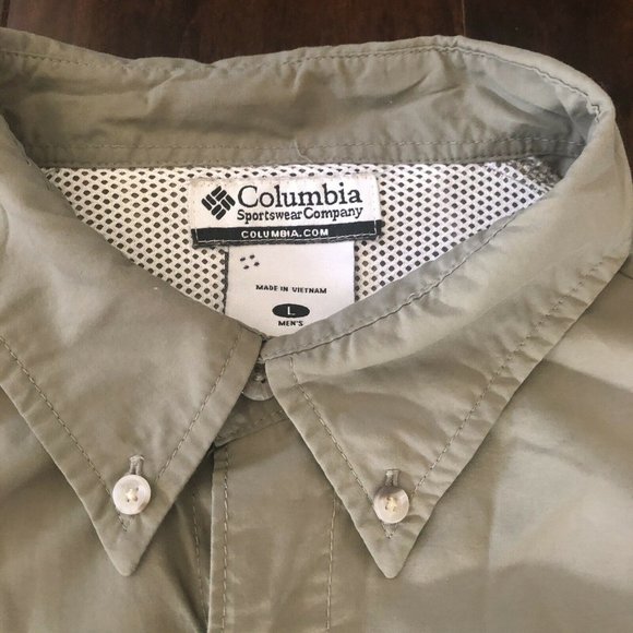 Columbia PFG Men’s L Fishing Gear UPF 30+ Shirt - Picture 2 of 12
